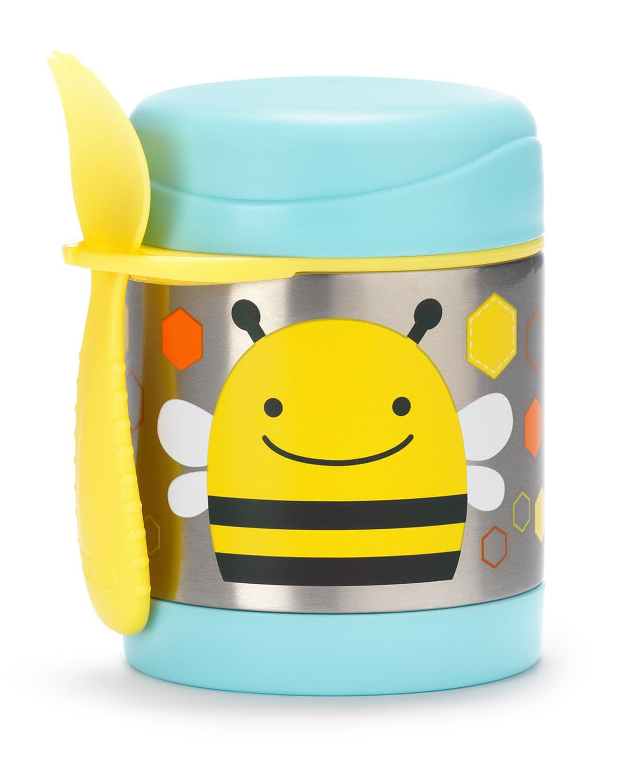 Skip Hop Zoo Insulated Stainless Steel Food Jar | BPA Free, 325ml, Keeps Food Cold for 5 Hours & Warm for 7 Hours