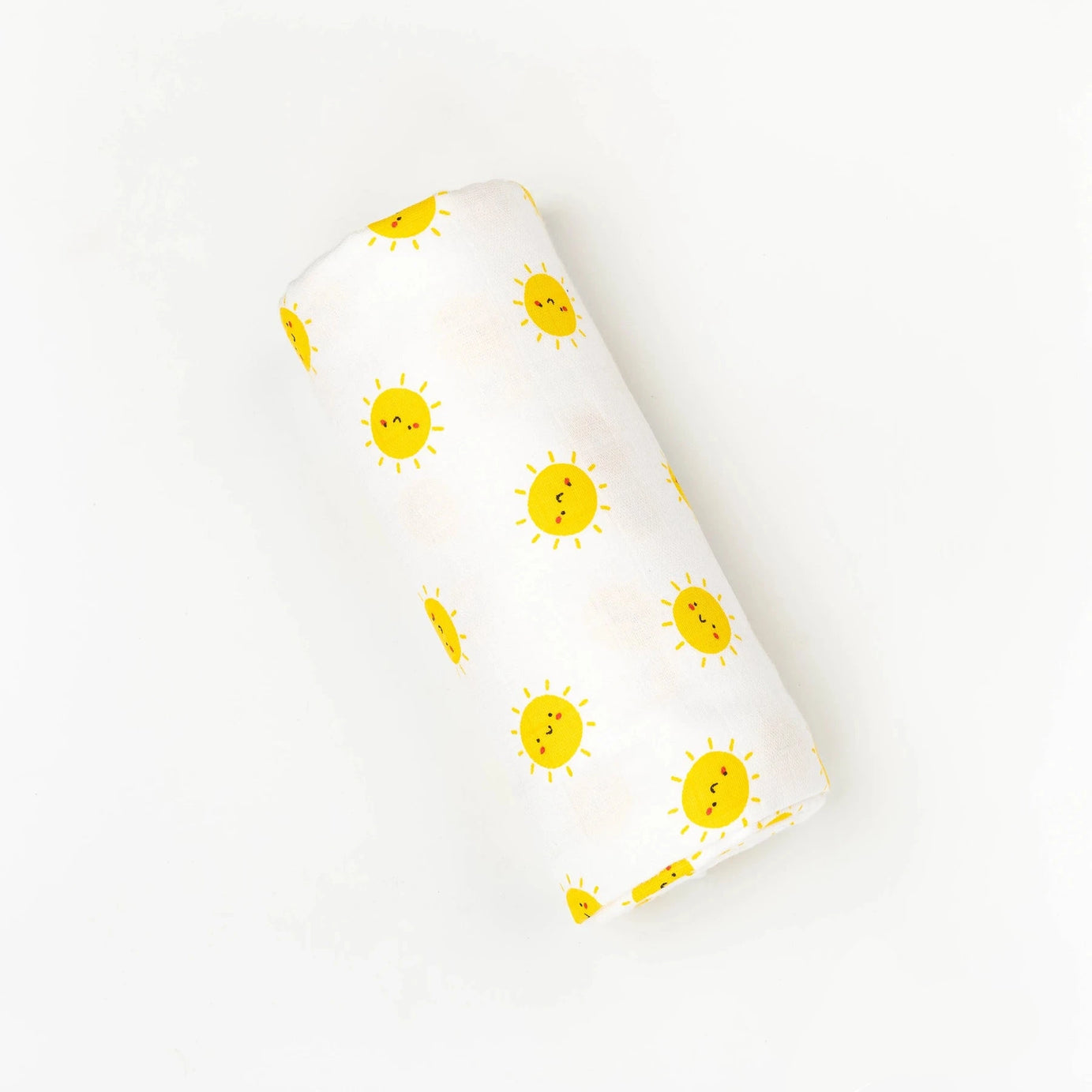 BeeLittle Sunny Day Organic Muslin Swaddle - 100 cm x 100 cm | Pure Cotton, Soft, Lightweight, and Breathable | Blanket for Newborns