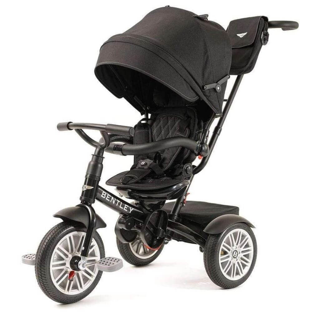 Bentley Mulliner 6-in-1 Convertible Baby Tricycle and Stroller – Luxury Baby Ride with Multiple Modes and Premium Design - MINIMEE KIDS