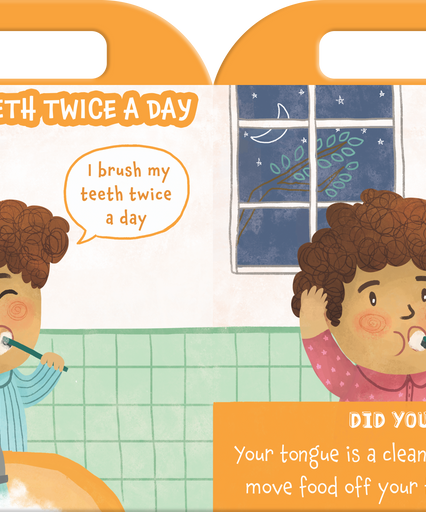 My Carry-Along Book of Good Habits – Interactive Toddler Board Book with Built-In Handle for Early Routines, Healthy Habit Building, and Lifelong Well-Being