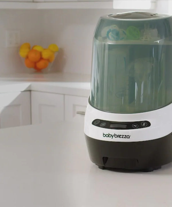 Baby Brezza Bottle Washer Pro | All-in-One Automatic Bottle Washer, Sterilizer & Dryer | Clinically Proven Better than Hand Washing | HEPA Filtered & 6 Cleaning Modes | 12-Month Warranty - MINIMEE KIDS