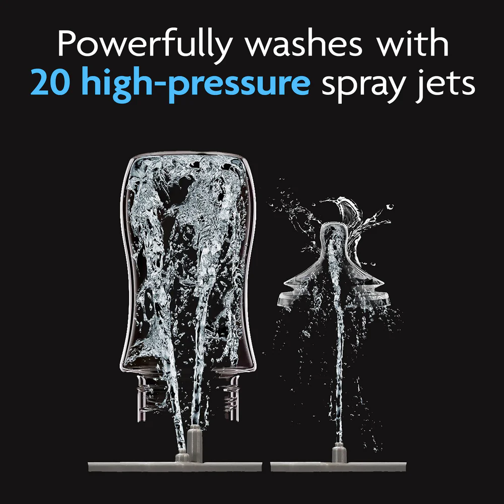 Baby Brezza Bottle Washer Pro | All-in-One Automatic Bottle Washer, Sterilizer & Dryer | Clinically Proven Better than Hand Washing | HEPA Filtered & 6 Cleaning Modes | 12-Month Warranty - MINIMEE KIDS