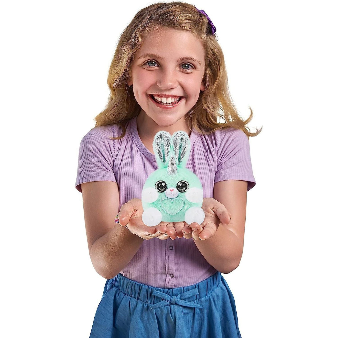 Zuru Rainbocorns Bunnycorn Surprise! - 4 Surprises Inside, Collect All 6 for Ages 3+ | Collectible Plush Pets for Boys & Girls