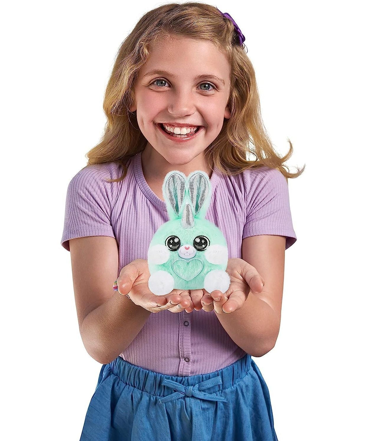 Zuru Rainbocorns Bunnycorn Surprise! - 4 Surprises Inside, Collect All 6 for Ages 3+ | Collectible Plush Pets for Boys & Girls