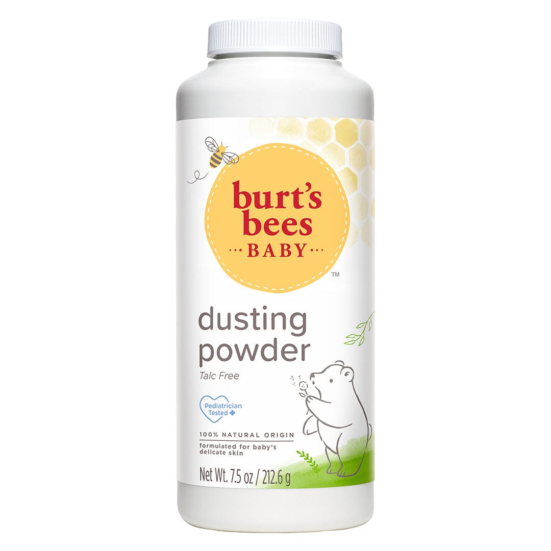 Burt’s Bees Baby Dusting Powder – 100% Natural Talc-Free Baby Powder for Soft & Dry Skin – Gentle, Pediatrician-Tested Formula – Paraben-Free & Phthalate-Free – 212.6g