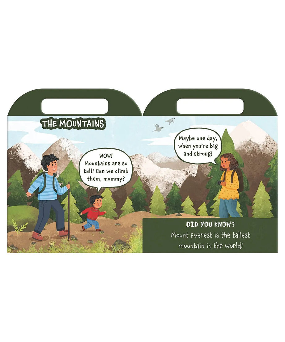 My Carry-Along Book of Travel | Little Readers' On-The-Go Learning | Children's Activity Book with Handle | Woodpecker Books | Educational Travel Adventures for Toddlers