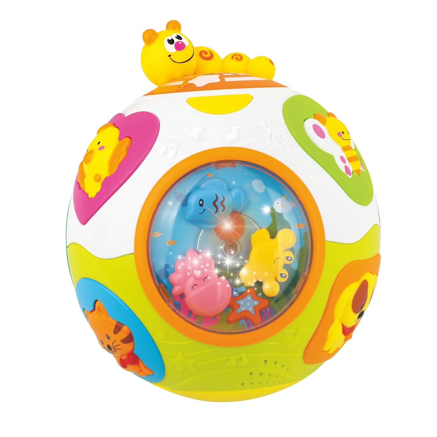 Hola Catch Me Activity Ball | Interactive Learning Toy with Music, Sounds & Motion | Educational Ball for Babies & Toddlers