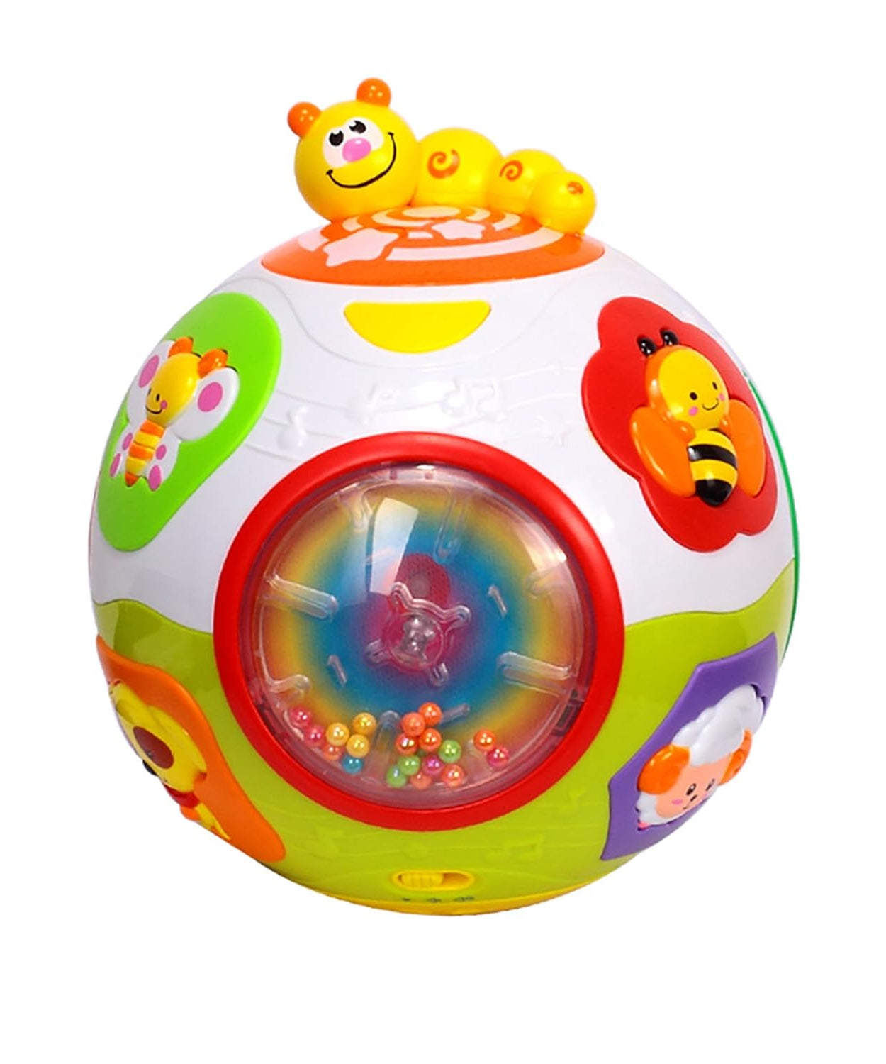 Hola Catch Me Activity Ball | Interactive Learning Toy with Music, Sounds & Motion | Educational Ball for Babies & Toddlers - MINIMEE KIDS