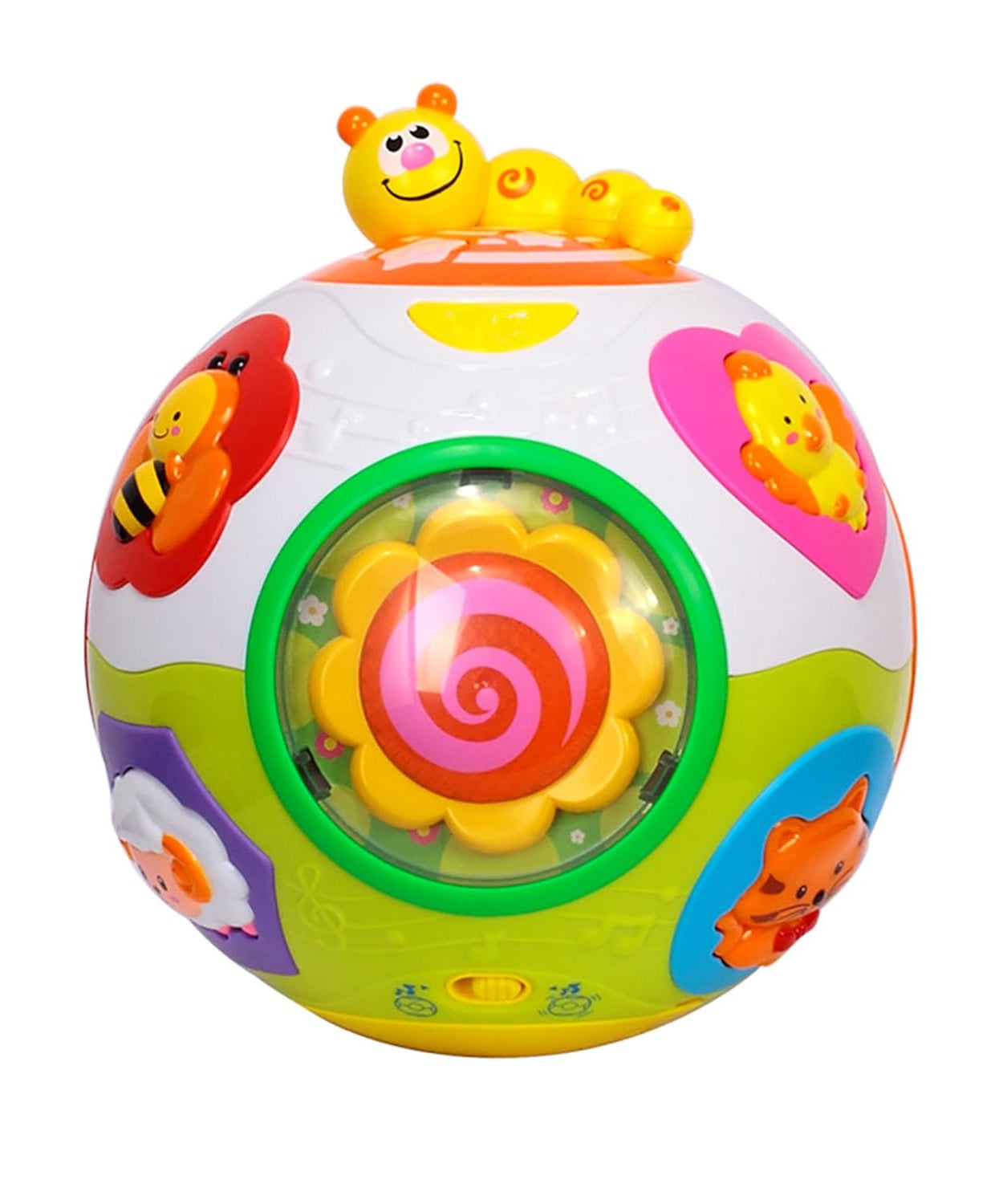 Hola Catch Me Activity Ball | Interactive Learning Toy with Music, Sounds & Motion | Educational Ball for Babies & Toddlers - MINIMEE KIDS