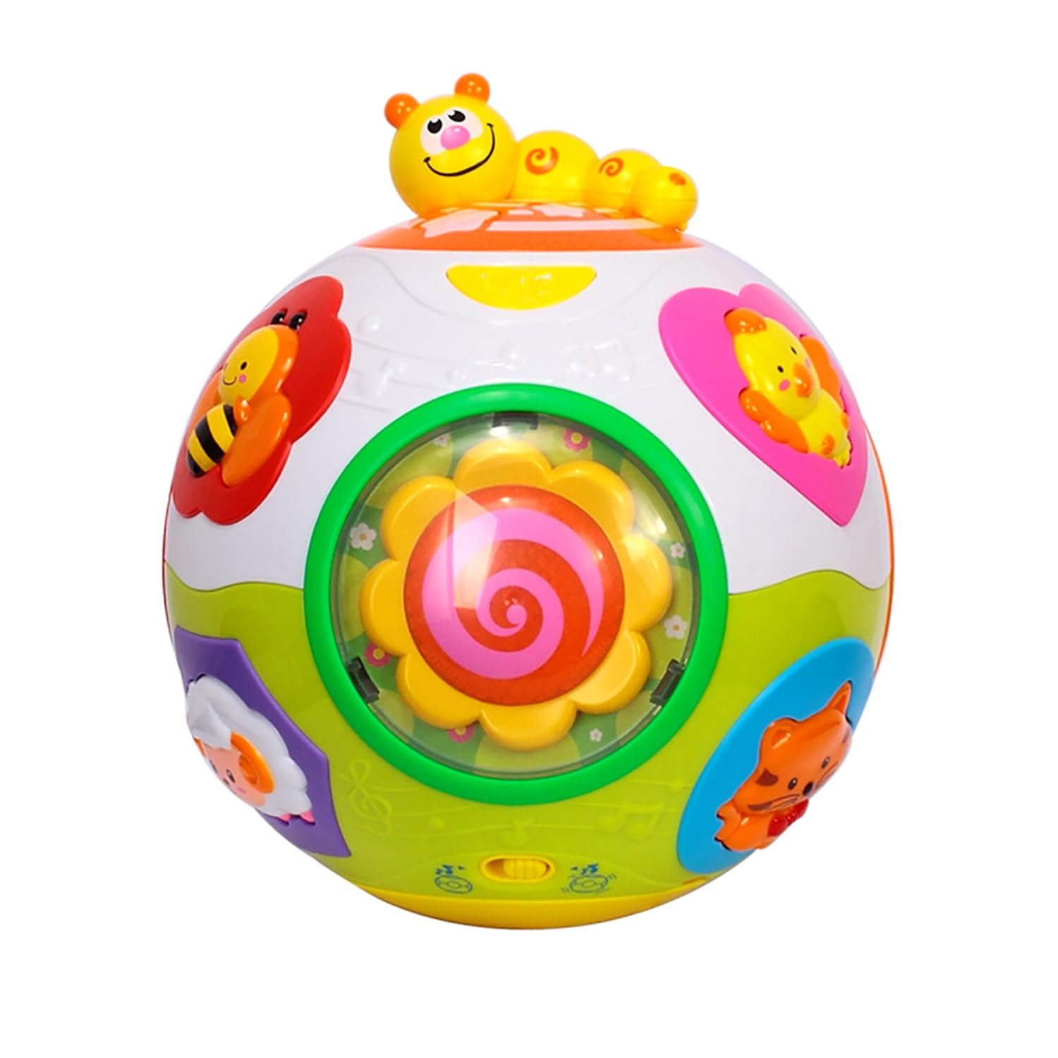 Hola Catch Me Activity Ball | Interactive Learning Toy with Music, Sounds & Motion | Educational Ball for Babies & Toddlers