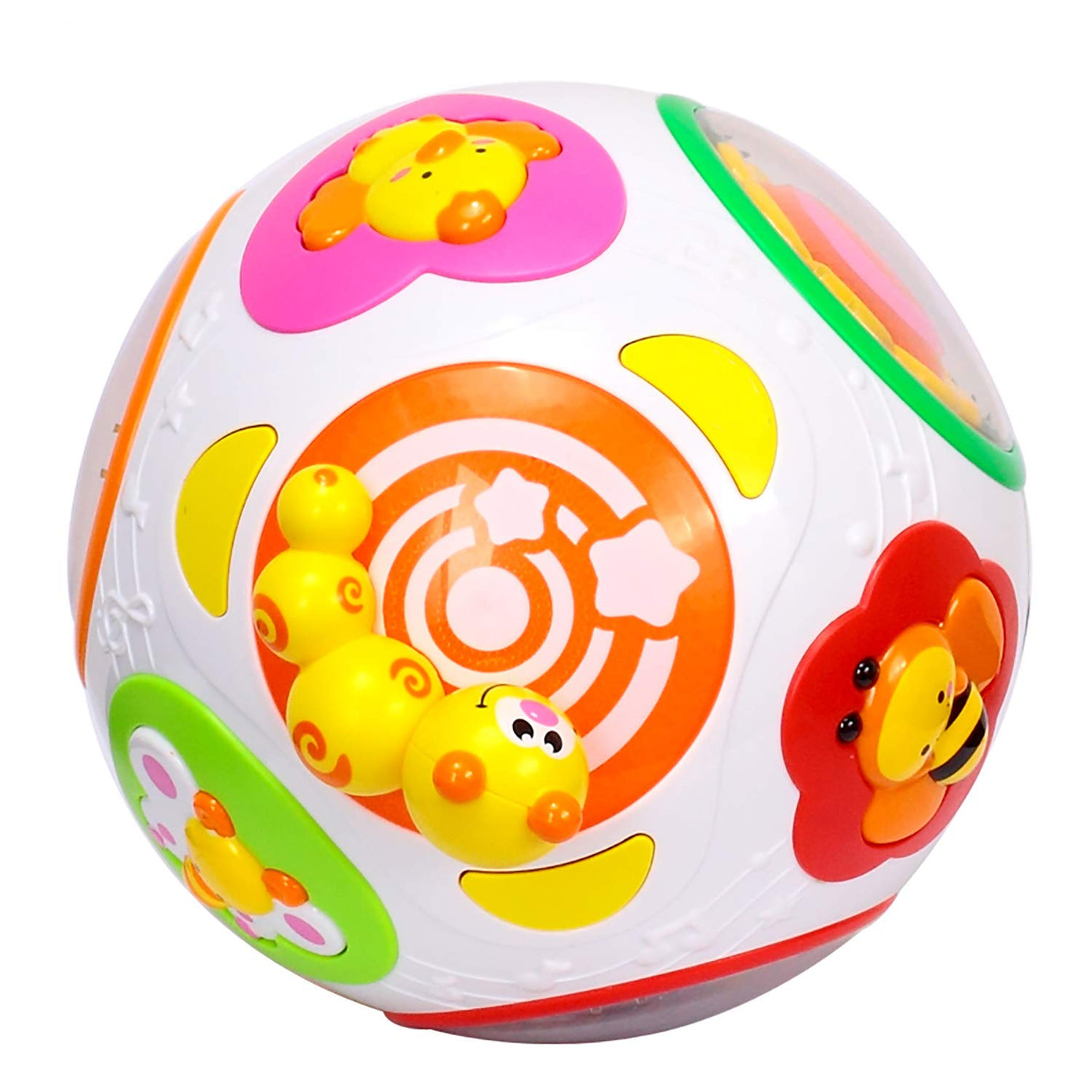 Hola Catch Me Activity Ball | Interactive Learning Toy with Music, Sounds & Motion | Educational Ball for Babies & Toddlers