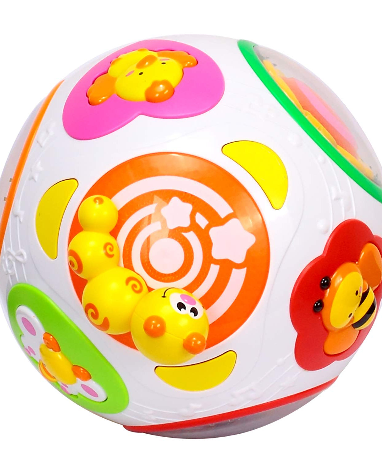 Hola Catch Me Activity Ball | Interactive Learning Toy with Music, Sounds & Motion | Educational Ball for Babies & Toddlers - MINIMEE KIDS