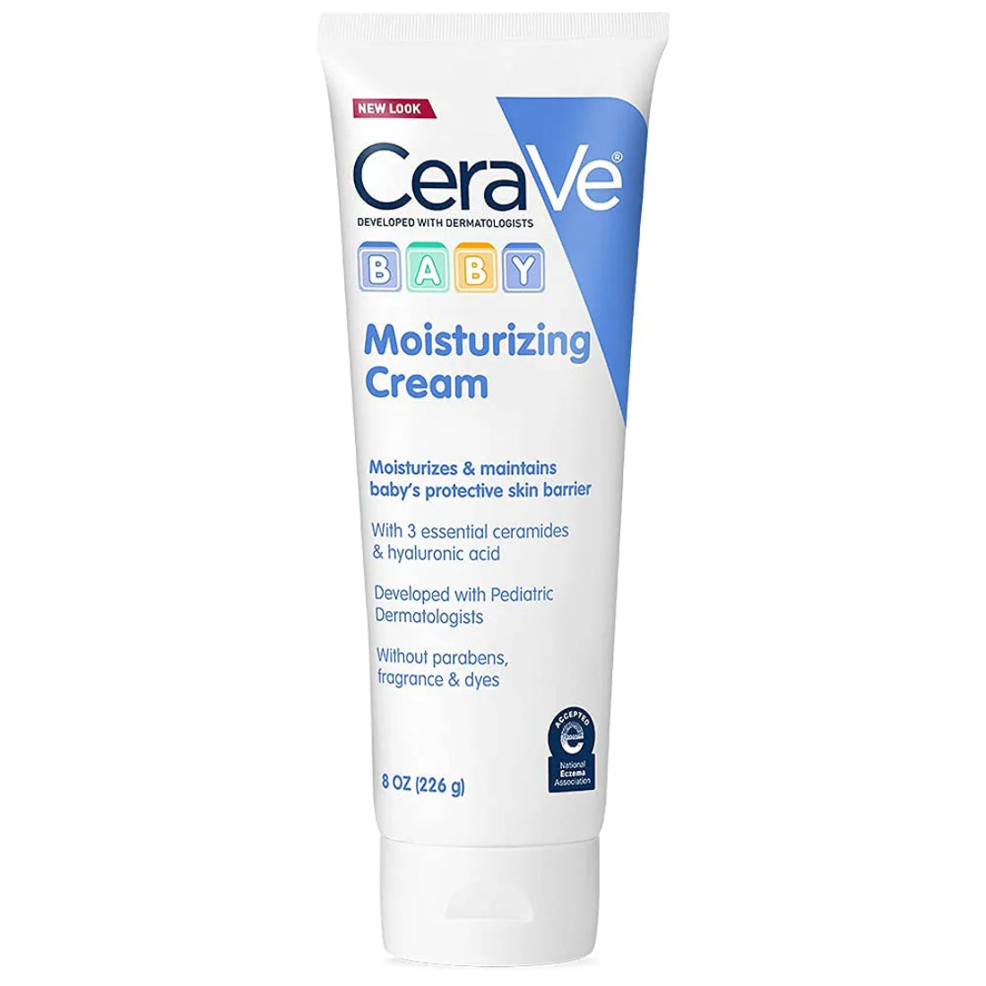 CeraVe Baby Moisturizing Cream with 3 Essential Ceramides & Hyaluronic Acid | Fragrance-Free & Eczema Safe | 5oz (142g) & 8oz (226g)