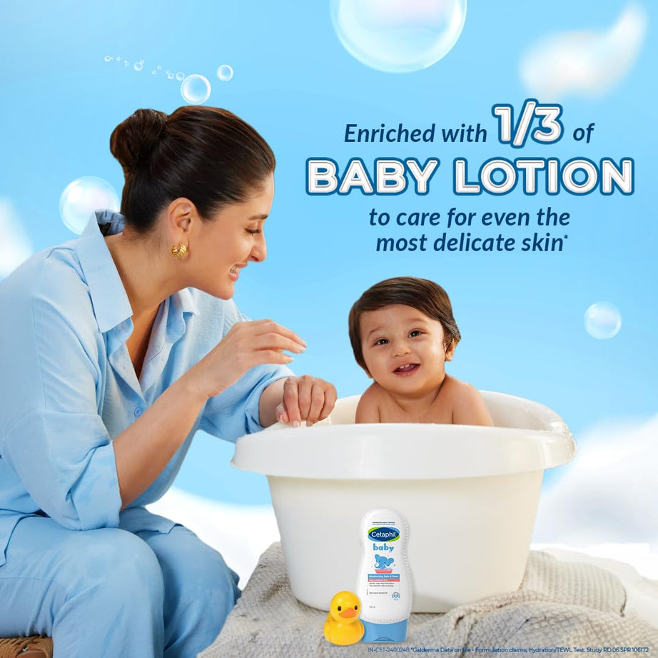 Cetaphil Baby Moisturising Bath & Wash for Baby's Delicate Skin - 230ml