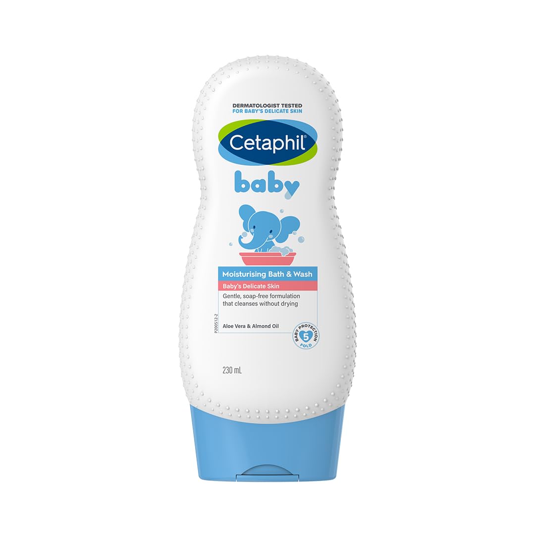 Cetaphil Baby Moisturising Bath & Wash for Baby's Delicate Skin - 230ml