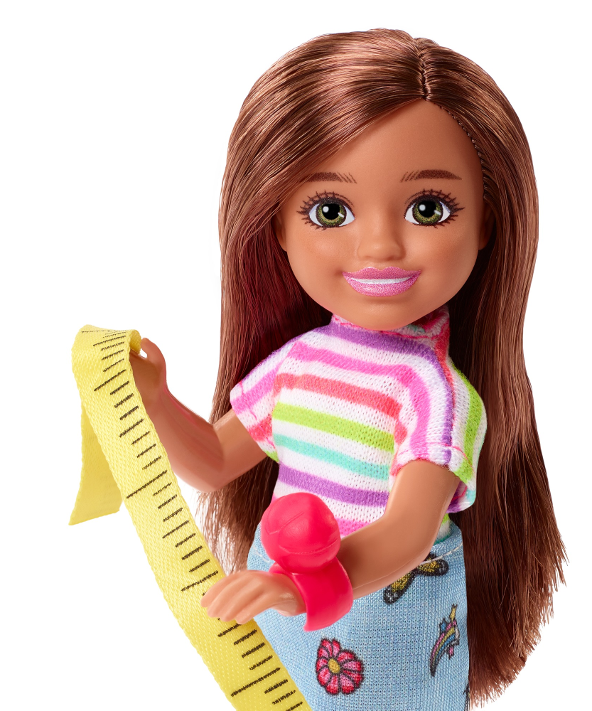 Barbie Chelsea Can Be… Fashion Designer Doll – 6” Career Role Play Toy with Themed Outfit & Accessories – Inspires Imaginative Play for Kids 3+ Years