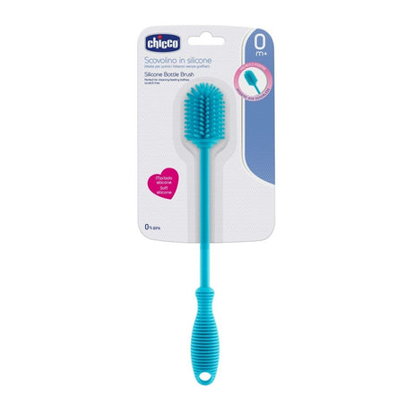 Chicco Silicone Bottle Brush 0m+ | Perfect for Cleaning Feeding Bottles, Scratch-Free, Hygienic, Soft Silicone, BPA-Free