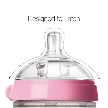 Comotomo Soft Hygienic Silicone Baby Feeding Bottle for 3+ Months - 250ml | 2 Hole Medium Flow