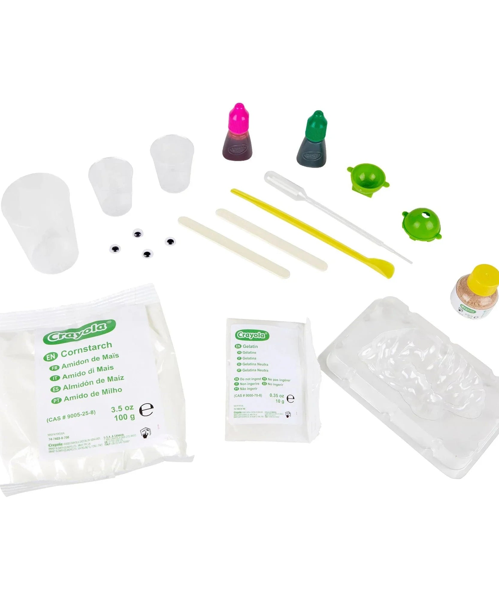 Crayola Gross Science Kit for Kids – STEAM Learning Set with 20 Experiments | Slimy, Gooey, Gross Fun for Ages 8+ | Educational Toy for Boys & Girls