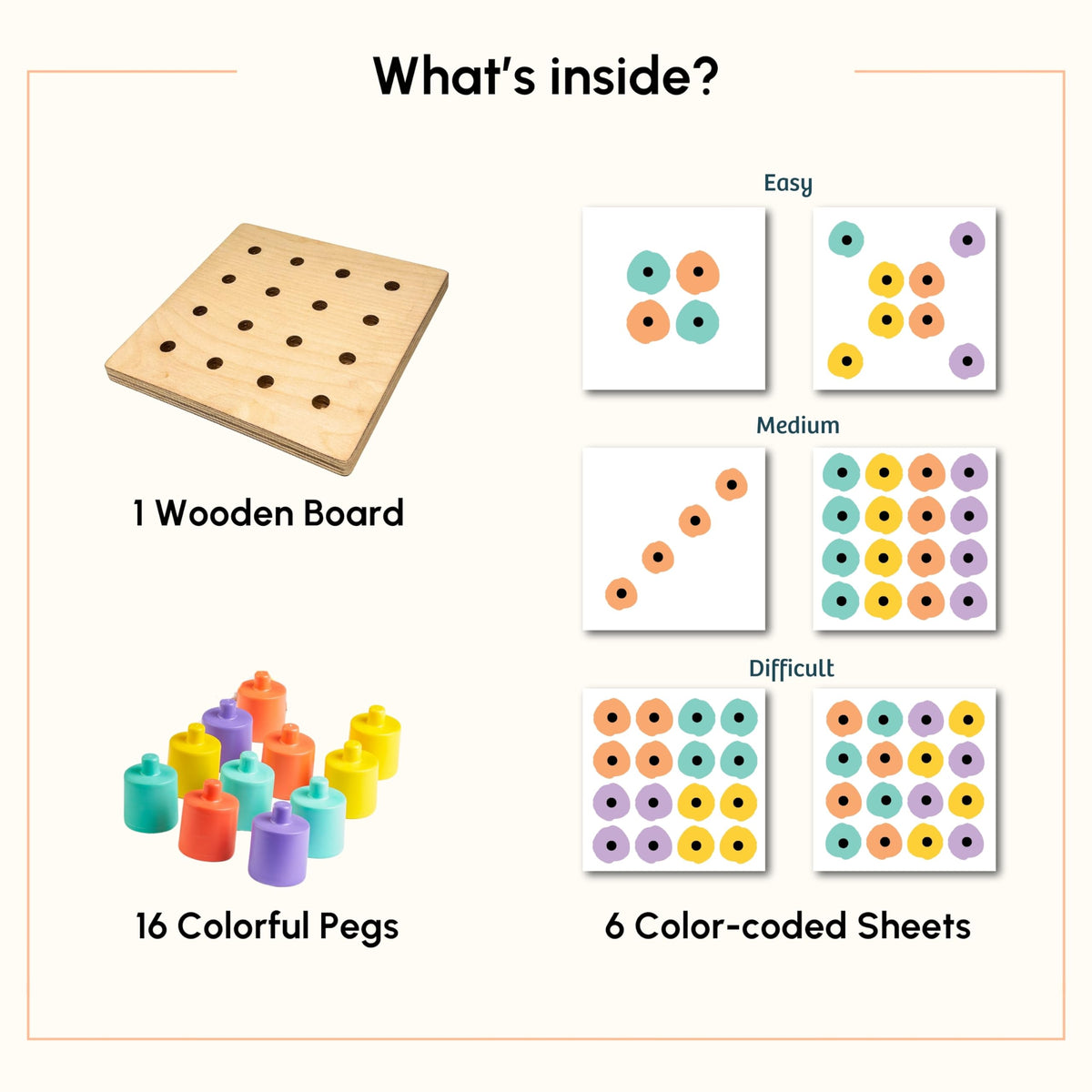 Stacking Cub Curious Cub Stacking & Colour Matching Montessori Toy for 18+ Months ...