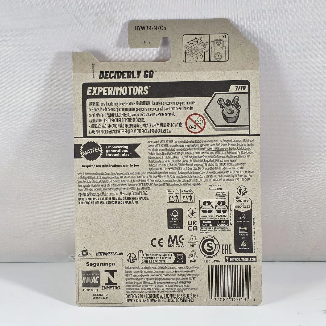 Hot Wheels Decidedly Go (188/250) | Magic 8 Ball Experimotors Series (7/10) | 2025 Mainline | 1:64 Scale Die-Cast Car for Kids & Collectors