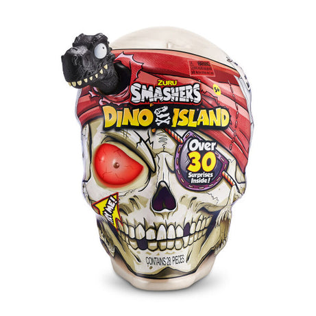 Zuru Smashers Dino Island - 28 Pieces Pirate Adventure Dino Toy for Kids 5+ with Sand, Slime & Over 30 Surprises