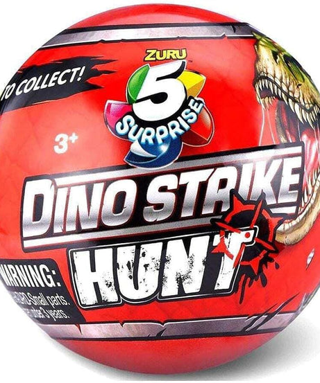 ZURU 5 Surprise Dino Strike Hunt – Unbox, Build, Hunt & Battle Dinosaurs - Collect All 10, Ages 3+