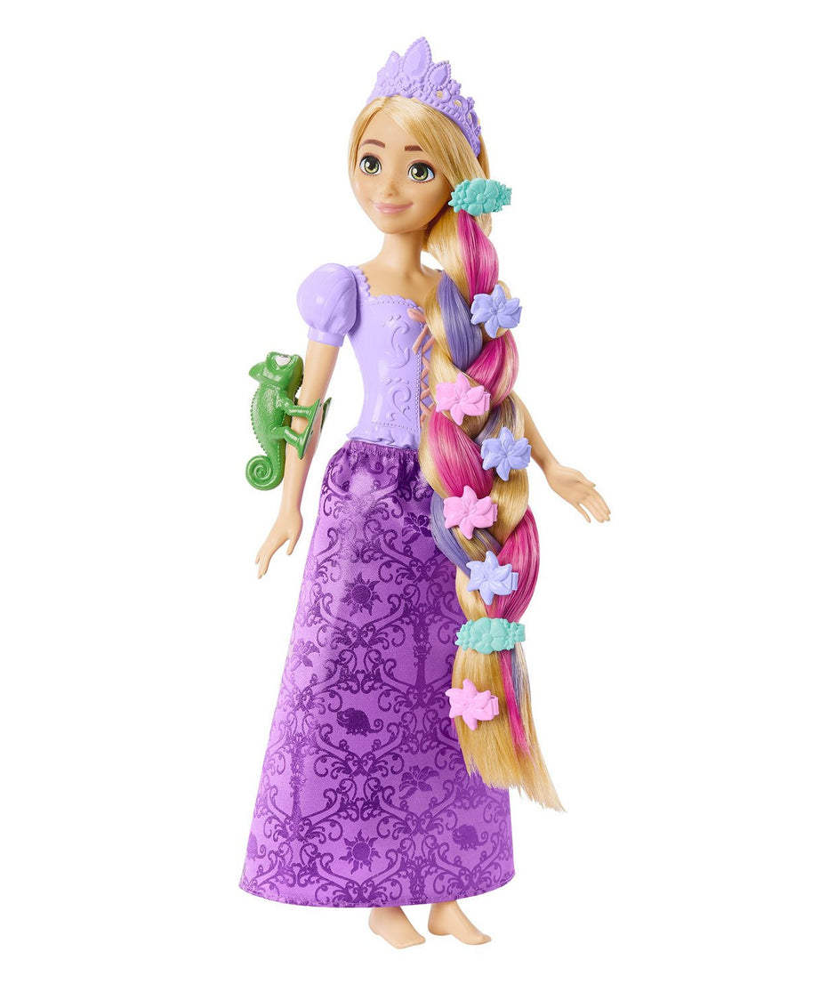 Disney Princess Fairy-Tale Hair Rapunzel Doll with Extra-Long Color-Changing Hair, Styling Accessories & Frying Pan Brush for Kids 3+ Years - MINIMEE KIDS