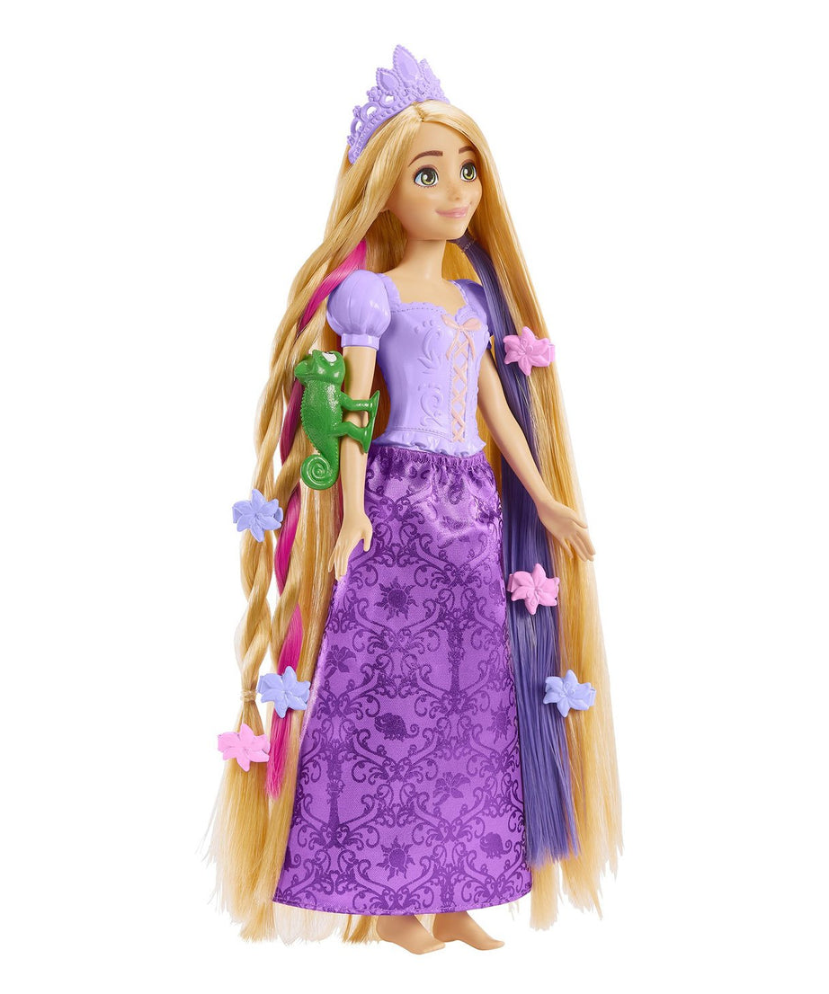 Disney Princess Fairy-Tale Hair Rapunzel Doll with Extra-Long Color-Changing Hair, Styling Accessories & Frying Pan Brush for Kids 3+ Years - MINIMEE KIDS