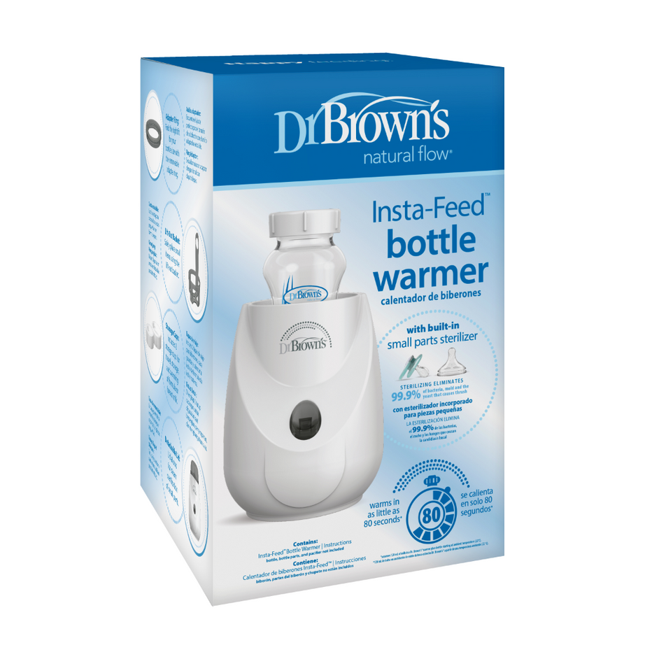 Dr. Brown's Insta Feed Bottle Warmer with Built-In Small Parts Sterilizer