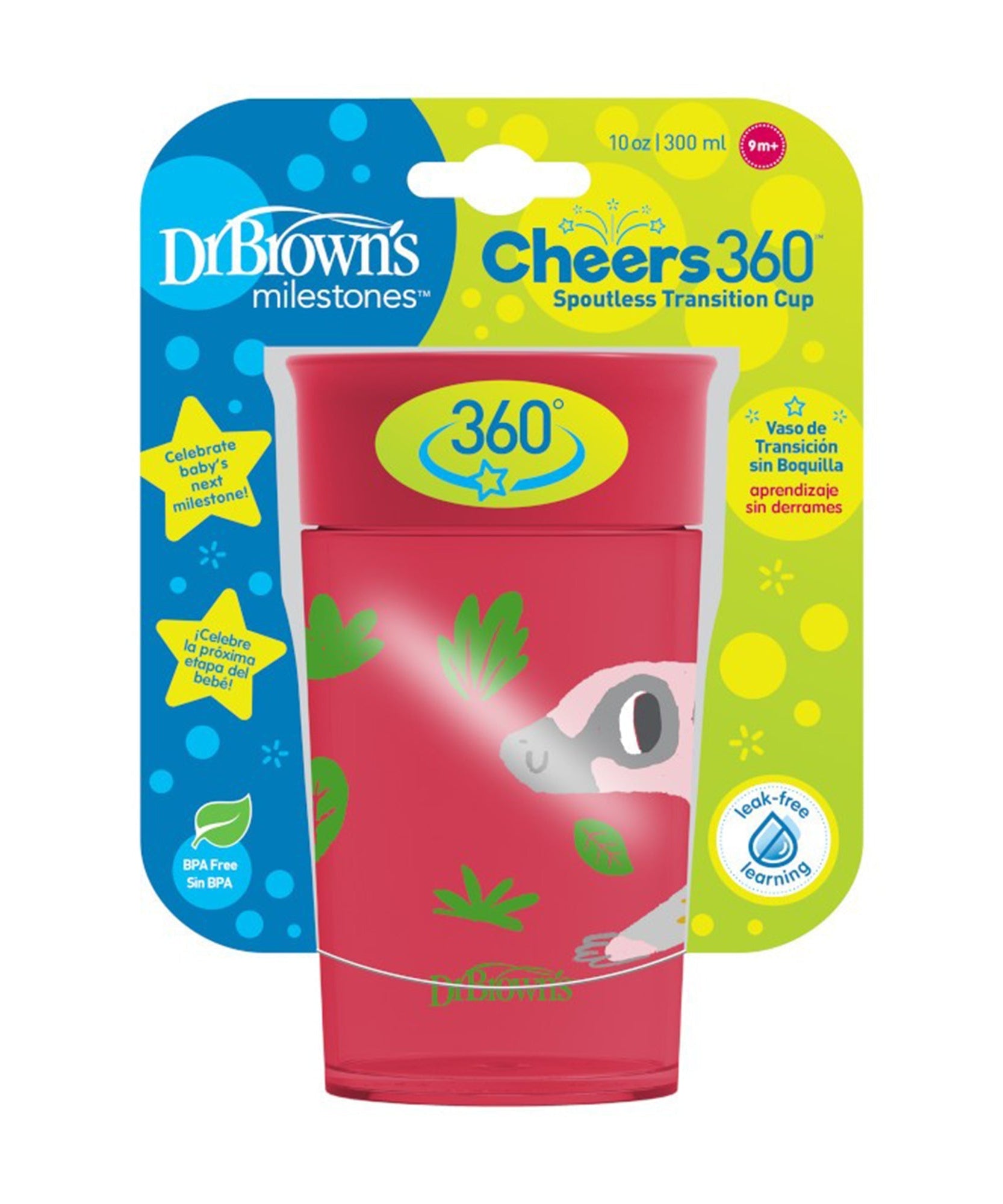 Dr Brown's Cheers 360 Spoutless Transition Cup for 9+ months - 300ml