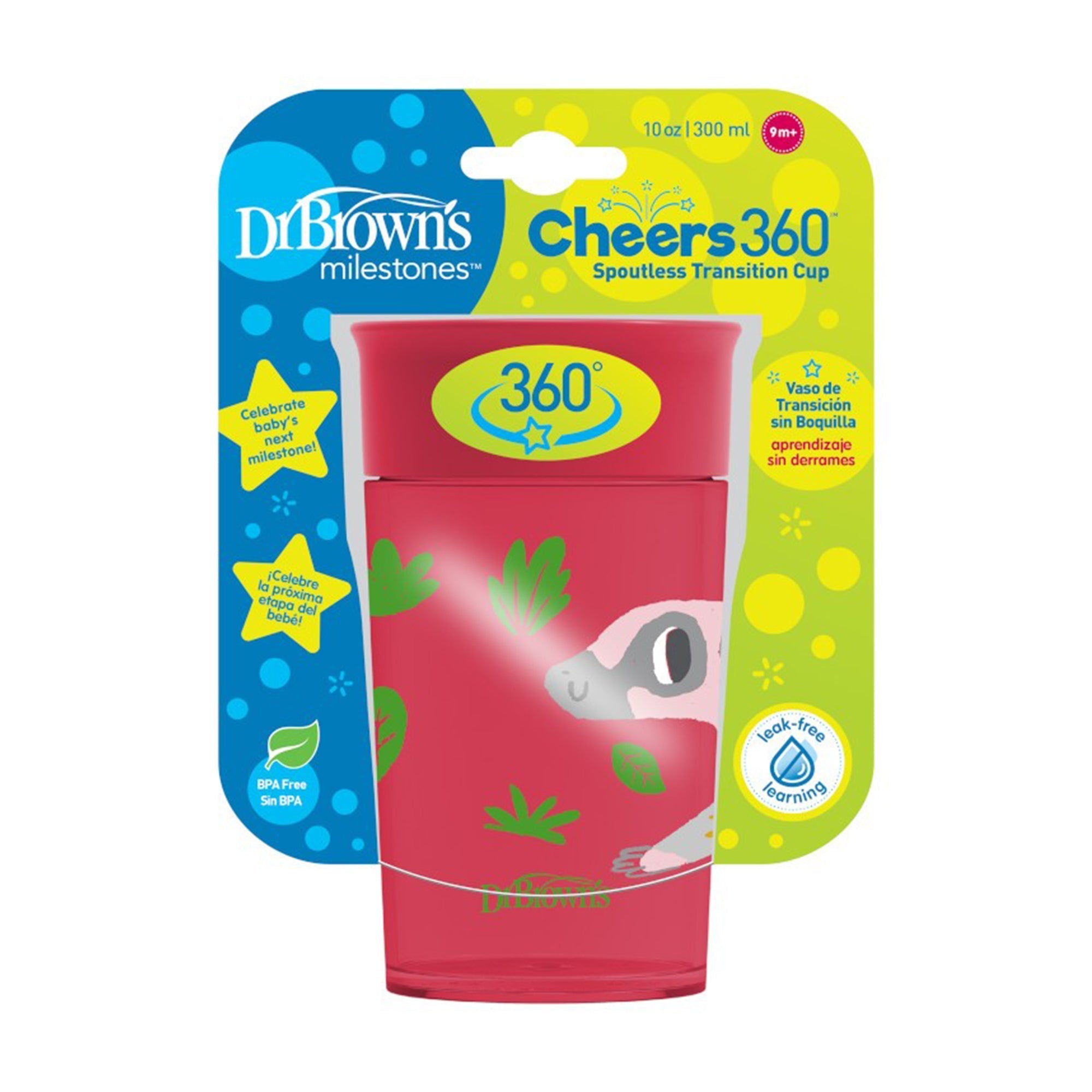 Dr Brown's Cheers 360 Spoutless Transition Cup for 9+ months - 300ml