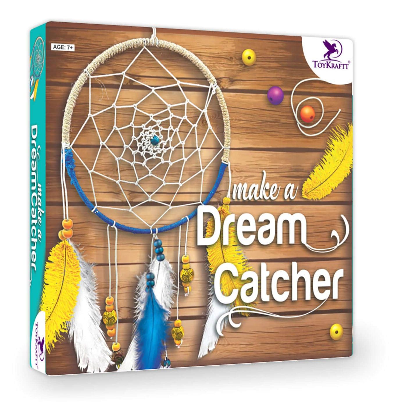 Toykraft Make a DreamCatcher - DIY Kit for Kids 7+ Years | Create Your Own Dream Catcher