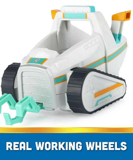 Paw Patrol Everest’s Snow Plow - Eco-Friendly Toy Vehicle with Collectible Everest Figure for Kids Ages 3 and Up