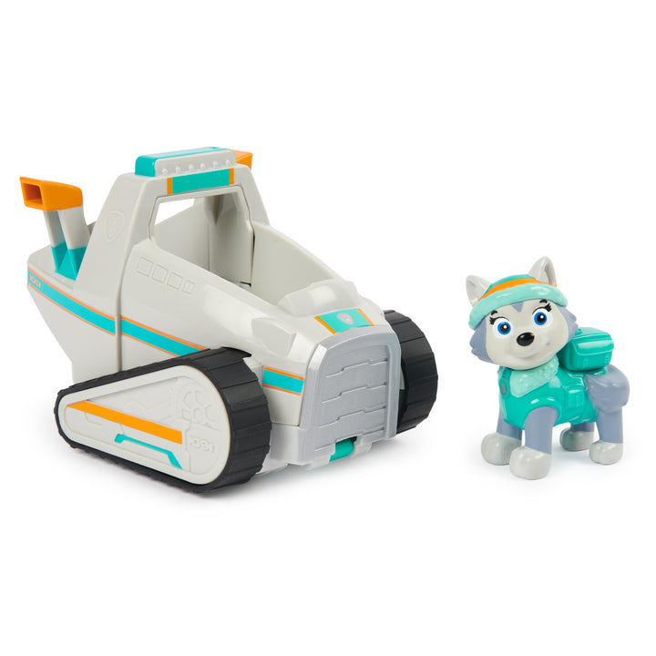 Paw Patrol Everest’s Snow Plow - Eco-Friendly Toy Vehicle with Collectible Everest Figure for Kids Ages 3 and Up