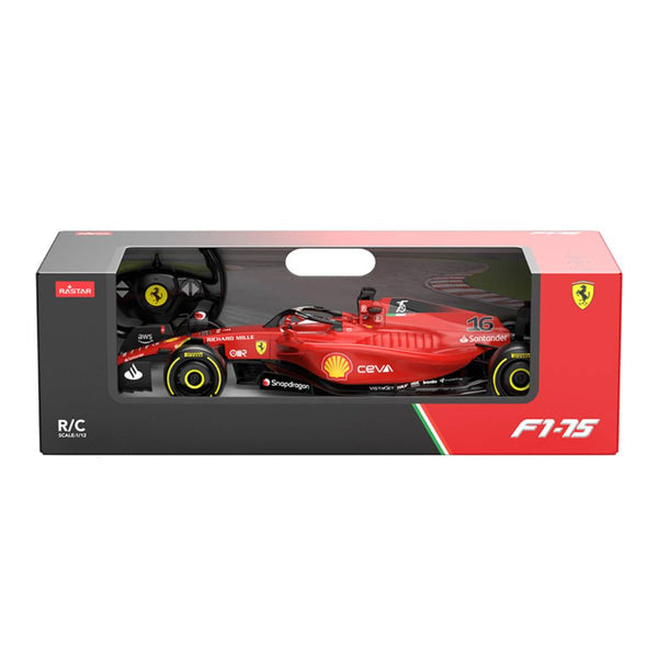 Ferrari F1 75 RC Car 1/12 Scale | Licensed Remote Control Toy by Rastar | Official F1 Merchandise with Incredible Detailing and 2.4GHz Control | 6+ Years