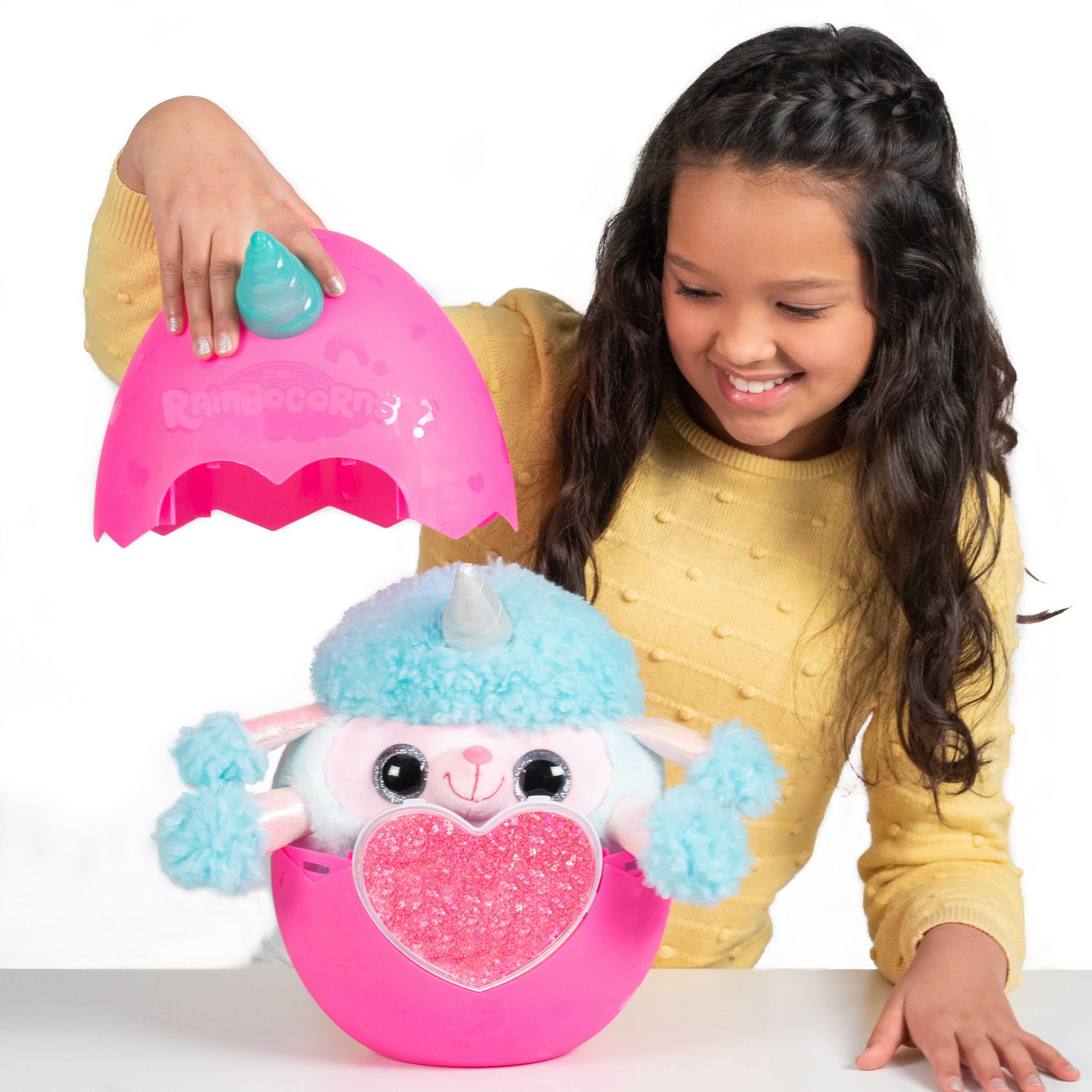 Zuru Rainbocorns Fairycorn Surprise - Magical Plush Toy with Wearable Fairy Wings, Fun Surprises Inside, for Girls Ages 3+