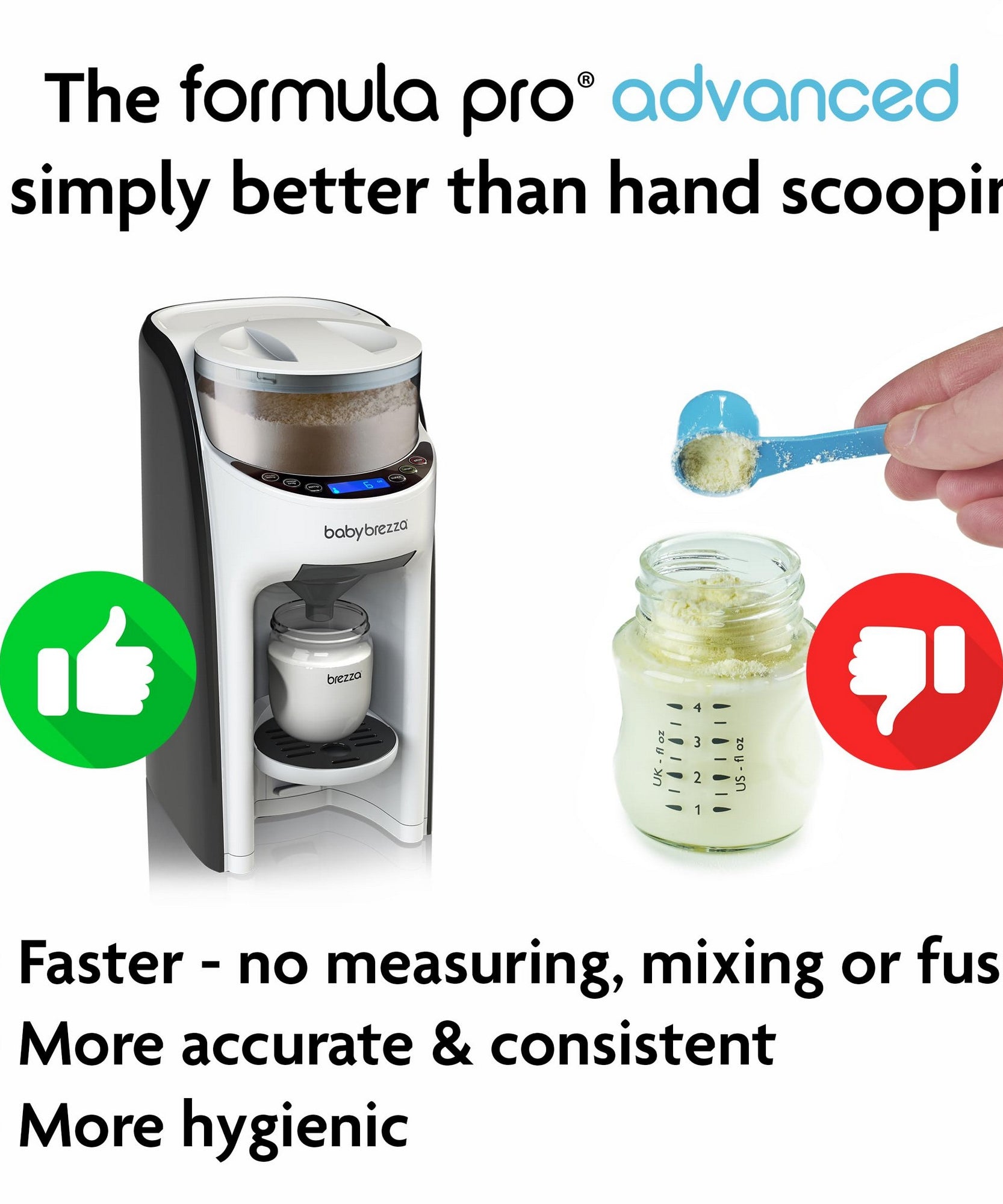 Baby Brezza Formula Pro Advanced The Smart Milk Formula Dispenser - MINIMEE KIDS