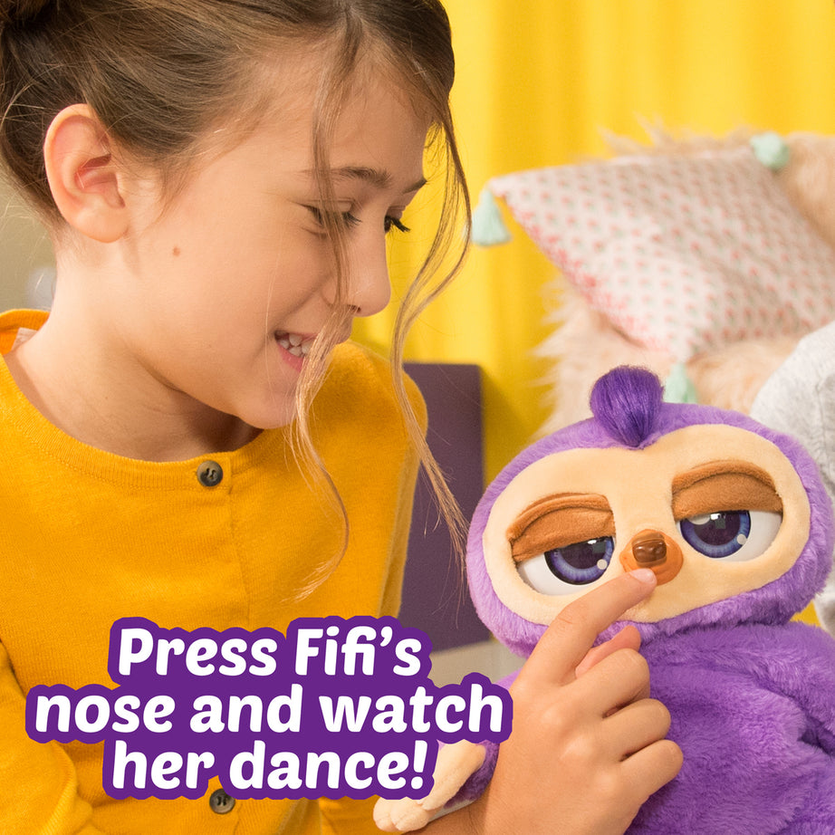 Zuru Pets Alive - Fifi the Flossing Sloth | Realistic Dance Moves to 3 Epic Songs for Kids 3+ Years