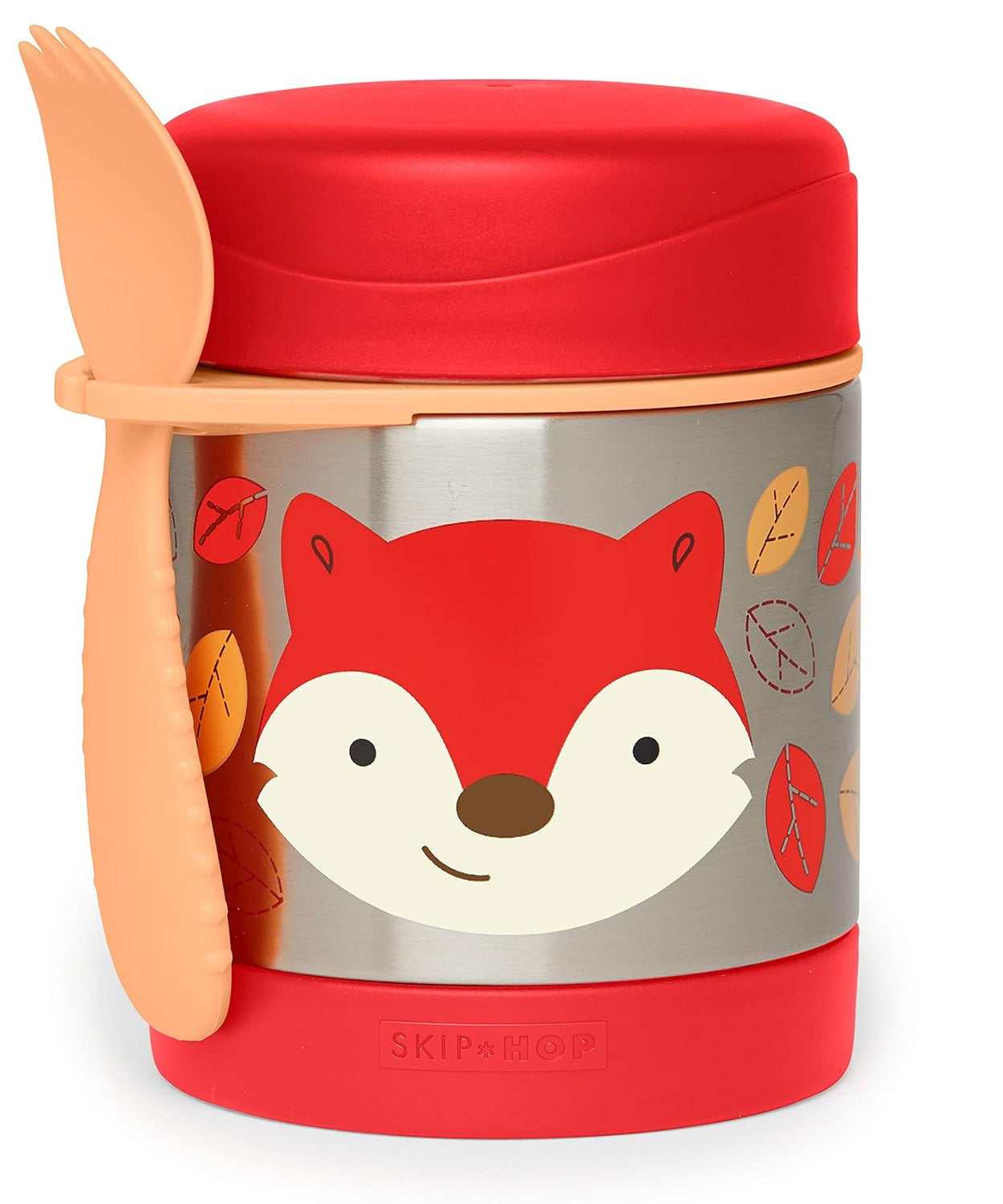 Skip Hop Zoo Insulated Stainless Steel Food Jar | BPA Free, 325ml, Keeps Food Cold for 5 Hours & Warm for 7 Hours