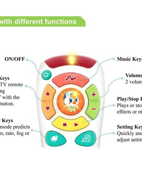 Hola My Remote, My Program - Multifunctional Learning Toy for Toddlers 6M+ - MINIMEE KIDS