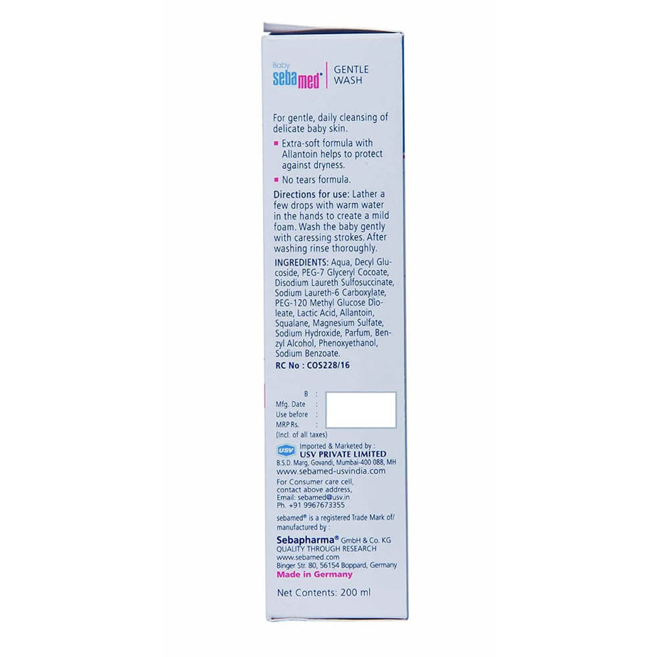 Baby Sebamed Gentle Wash For Delicate Skin with Allantoin - 200ml - MINIMEE KIDS