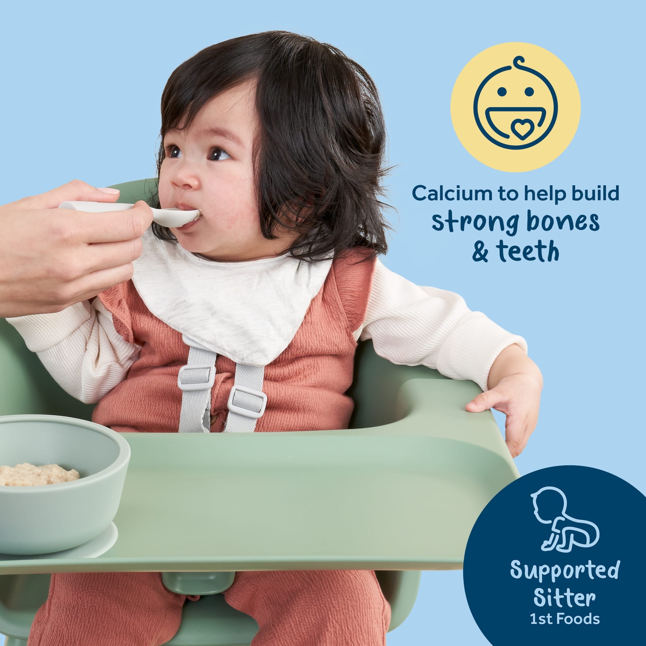 Gerber Grain & Grow Oatmeal | Baby's First Food for Supported Sitters | 227g