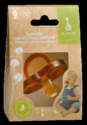 Sophie La Girafe So’pure Natural rubber pacifier for 0-6 & 6-18 Months - MINIMEE KIDS