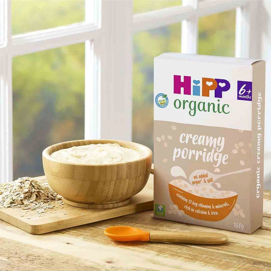 HiPP Organic Creamy Porridge for Babies 6 Months & Above | Smooth and Nutritious Baby Cereal | 160g - MINIMEE KIDS