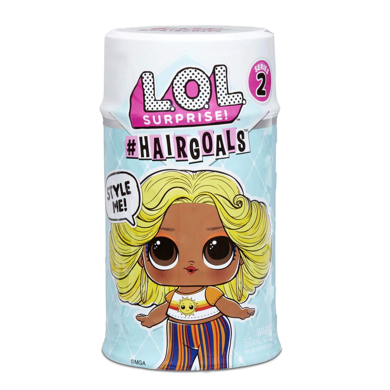 L.O.L. Surprise! Hairgoals Series 2 Doll – Real Hair & 15 Surprises | Color Change Toy with Salon Playset | Collectible Gift for Kids Age 4+