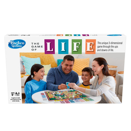 Hasbro Gaming - The Game of Life Board Game, Fun 3D Board Game for Families & Kids, Ages 9+, 2-8 Players - 15% OFF