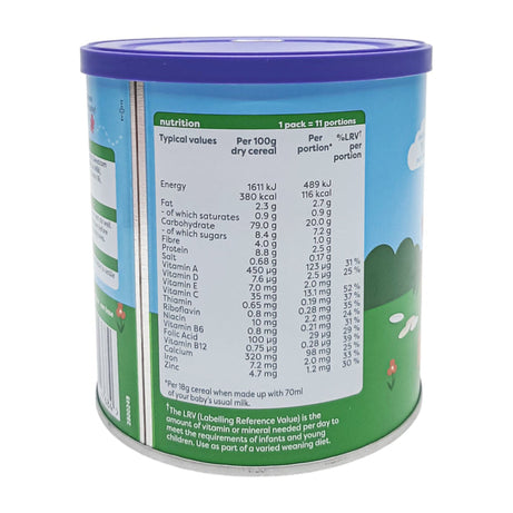 Heinz Pumpkin, Carrot & Sweetcorn Porridge | Nutritious Baby Cereal with Vegetables | Perfect Meal for 7+ Months (200g)