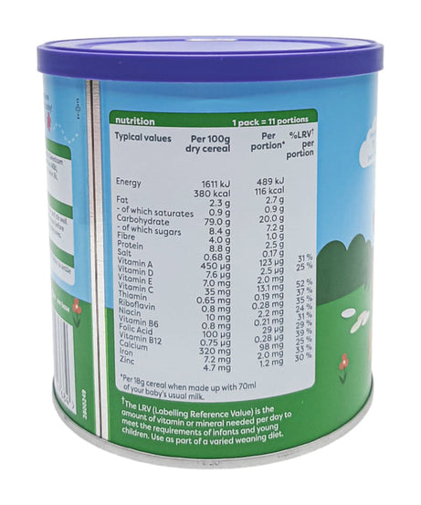Heinz Pumpkin, Carrot & Sweetcorn Porridge | Nutritious Baby Cereal with Vegetables | Perfect Meal for 7+ Months (200g)