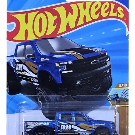Hot Wheels '19 Chevy Silverado Trail Boss LT (152/250) | HW Dirt Series (8/10) | 1:64 Scale Die-Cast Off-Road Truck for Kids & Collectors